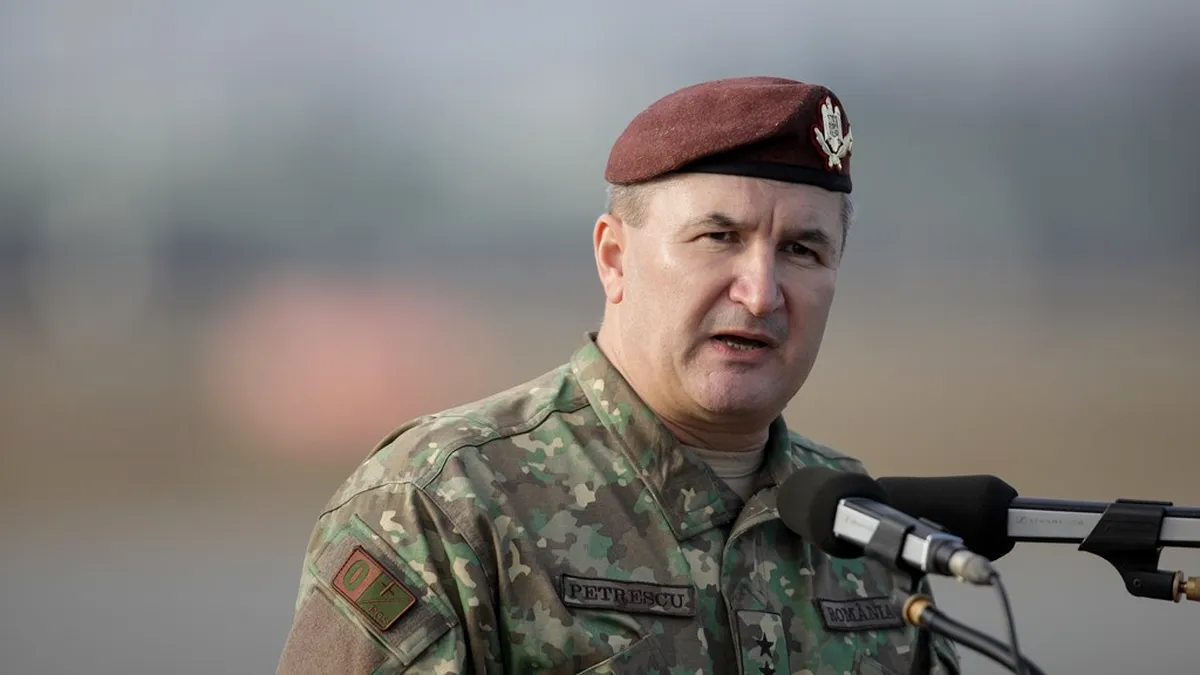 Generalul Petrescu, șeful Statului Major, va participa la prima sesiune din acest an a Comitetului Militar NATO
