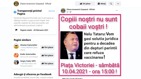 Diana Șoșoacă invită bucureștenii la noi proteste: „Copiii noștri nu sunt cobaii voștri!”