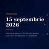 Horoscop 15 septembrie 2026: Luna în Scorpion aduce claritate după Luna Nouă din Fecioară
