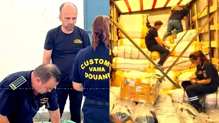 Captură-record de 37 de milioane de lei în vama Isaccea. Marfă contrafăcută, descoperită într-un camion