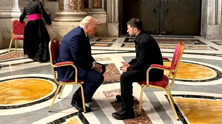 Un expert dezvăluie: Ce trădează limbajul trupului despre întâlnirea Trump - Zelenski, de la Vatican