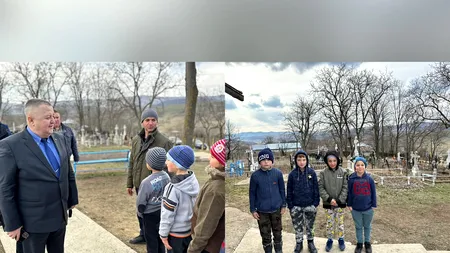 O școală din Vaslui s-a mutat în cimitir. De ce refuza părintii elevilor mutarea lor în alt spațiu