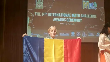 Încă o performanță de excepție a elevului olimpic din Caracal. A luat aurul la un nou concurs internațional de matematică