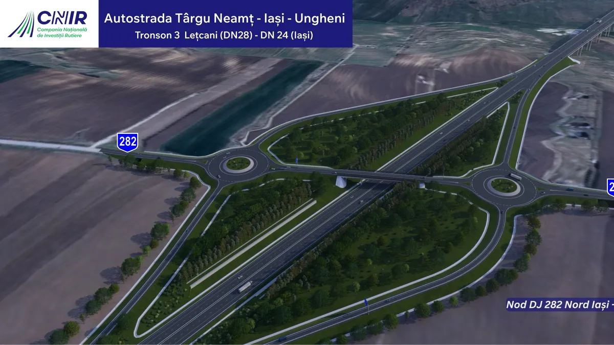 CNIR a desemnat constructorul pentru tronsonul 3 al Autostrăzii A8 Lețcani–DN 24