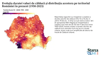 Temperaturile extreme vor afecta jumătate din populaţia urbană a României, până în 2040