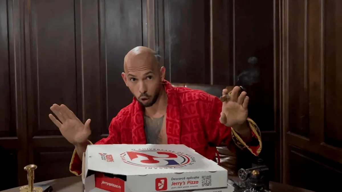 Frații Tate au făcut din Jerry’s Pizza cel mai mediatizat brand din lume