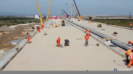 Lucrări intense pe tronsonul Buzău-Focșani din Autostrada Moldovei A7