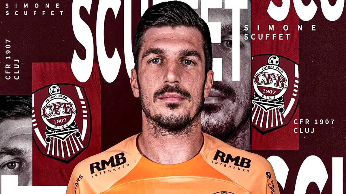 Simone Scuffet a semnat cu CFR Cluj. Portarul este internaţional italian de tineret