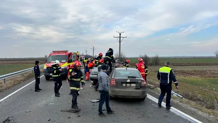 Accident înfiorător pe DN 6, în județul Dolj. Trei persoane au murit pe loc! (VIDEO)
