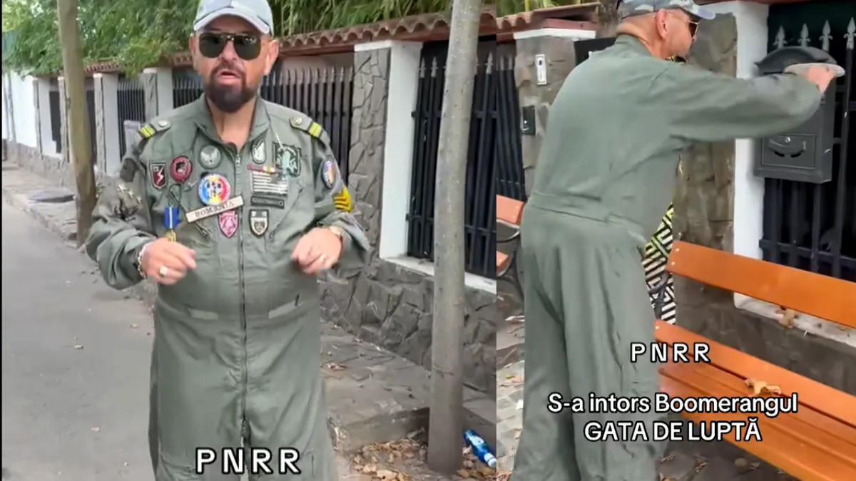 Cristian Popescu Piedone, în uniformă militară pe TikTok: „S-a întors boomerangul, gata de luptă”