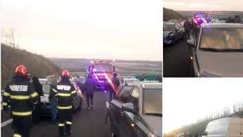 Accident rutier în județul Olt: zeci de persoane implicate. Planul Roșu de Intervenție a fost activat