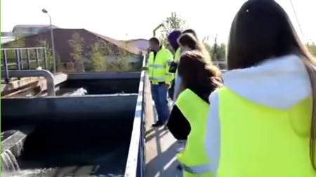 Ilfov: lecție pe viu despre epurarea apelor reziduale (Video)