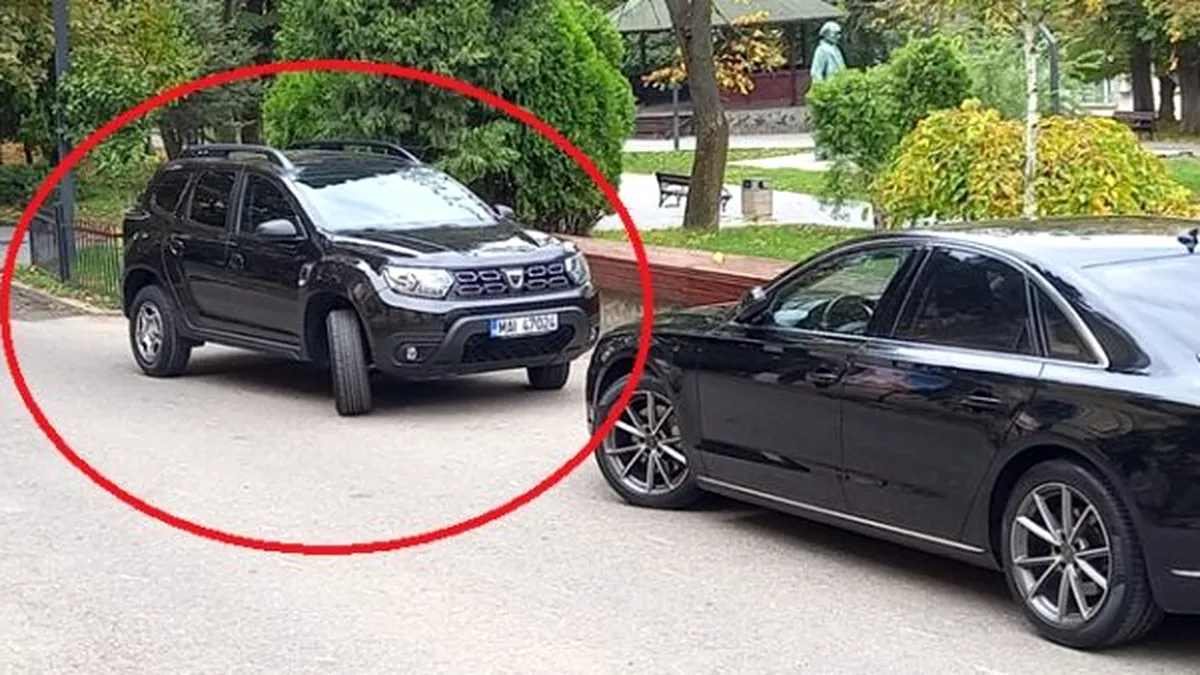 Reguli doar pentru unii: Prefectul județului Olt, pe contrasens cu mașina instituției, la Slatina