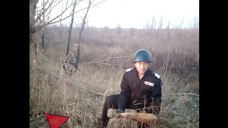 Bombă neexplodată, găsită pe un teren viran de la marginea orașului Giurgiu