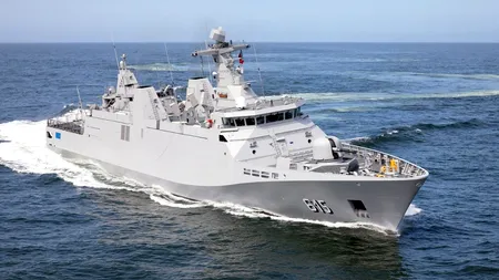 Forțele Navale, dotate cu nave militare învechite, deși la Galați se construiesc nave sofisticate pentru state NATO