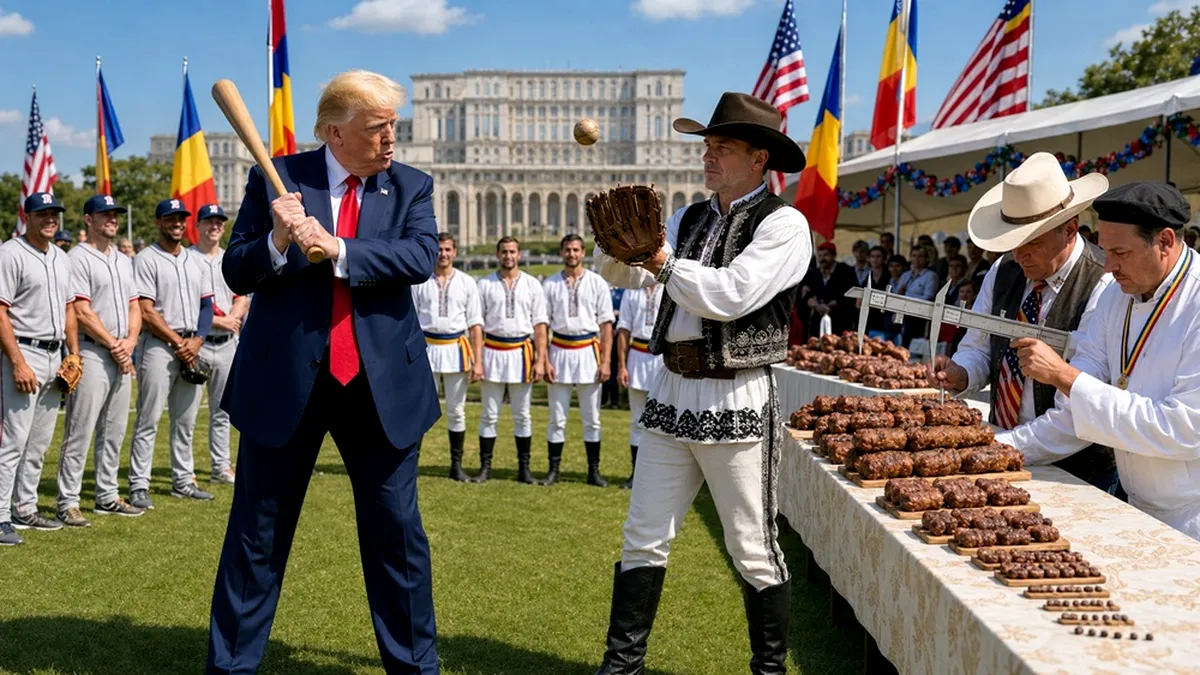 Programul (ne)oficial al Anului Americii în România: Trump, oină, mici și foarte mici