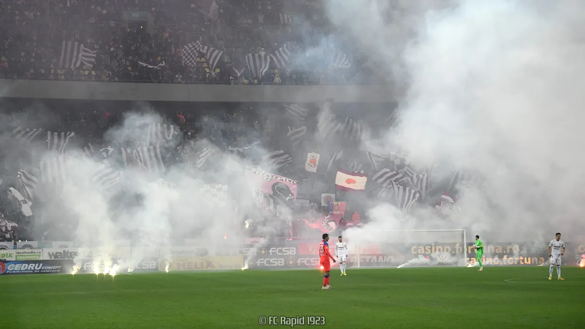 Sancţiunile date de Jandarmerie în urma incidentelor din timpul derby-ului FCSB – Rapid