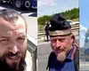 Șofer reținut după ce a blocat A1 cu un TIR și s-a urcat pe cabină în semn de protest