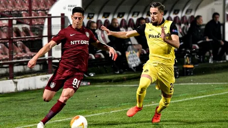 CFR Cluj - Young Boys Berna 1-1, în Europa League. Ardelenii au condus prin golul lui Rondon / VIDEO
