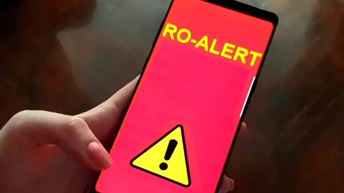 RO-Alert în județul Tulcea: ”Există posibilitatea căderii unor obiecte din spaţiul aerian. Păstraţi-vă calmul!”