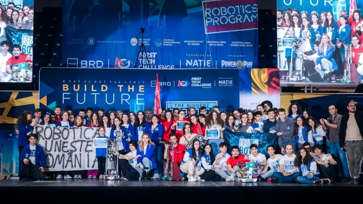România va fi reprezentată la Campionatul Mondial de Robotică din SUA