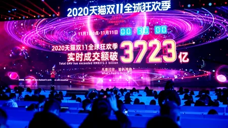 Echivalentul Black Friday în China: Vânzări de peste 70 miliarde dolari pentru Alibaba de Single's Day