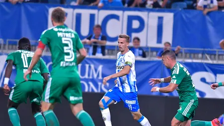 Liga 1: CS U Craiova - Sepsi 1-1. Oltenii ratară un penalty, în epilogul etapei a opta (Video)