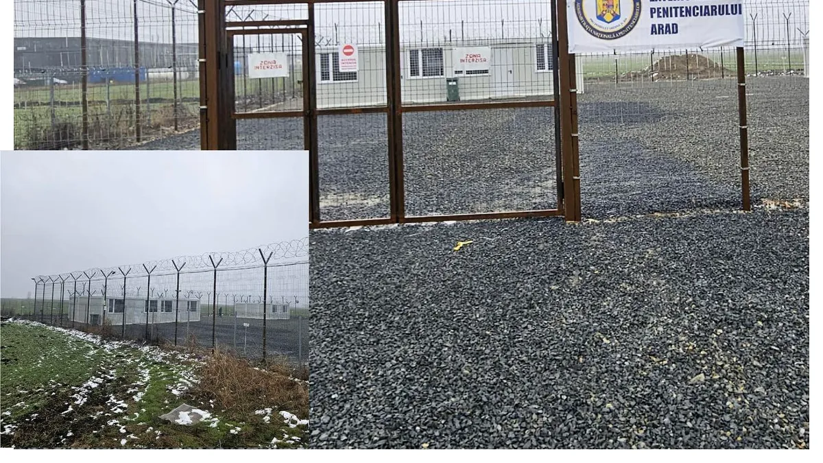 Fermierul Călin Muscă din Arad a luat deținuți să muncească în abator. Cazarea, la fermă