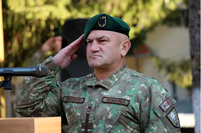 Colonelul Cristian-Tiberiu Cristescu, comandant de vânători de munte