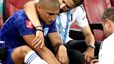 Cât timp va fi indisponibil Juan Bauza, după accidentarea din meciul cu FCSB: 