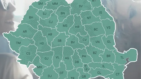 Toată România este în scenariul verde