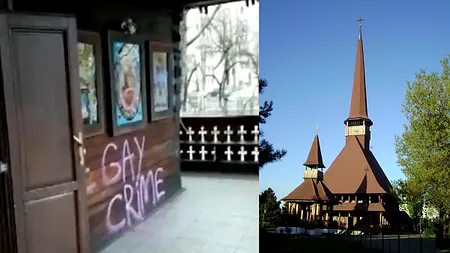Reacția Patriarhiei Române, după vandalizarea bisericii din parcul bucureștean IOR-Titan