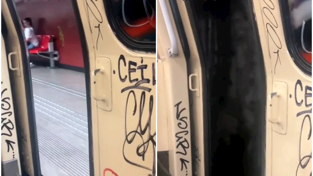 Panică la metrou: Atenție, ușile rămân deschise! VIDEO