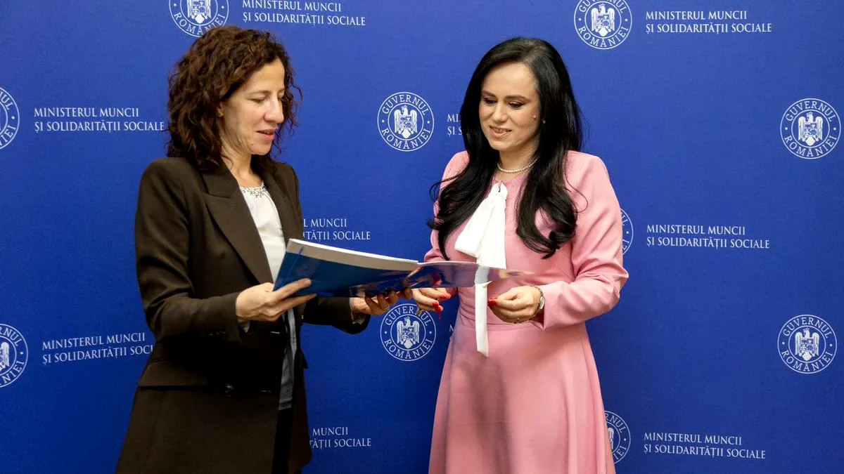 Vicepreședintele CE, Roxana Mînzatu, întâlnire cu ministrul Muncii, Simona Bucura Oprescu. Proiecte strategice MMFTSS, cu plata în funcție de rezultate