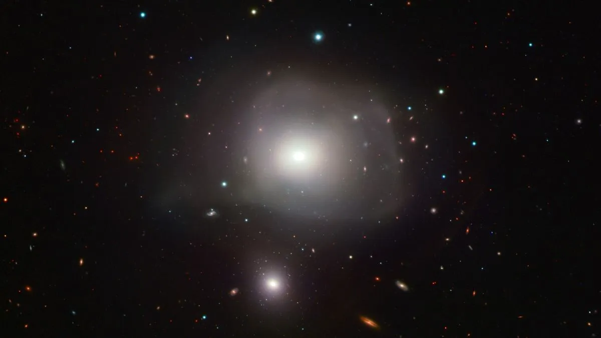 Astronomii au descoperit un prădător cosmic. Galaxia care îşi devorează vecinii se apropie de o nouă ţintă