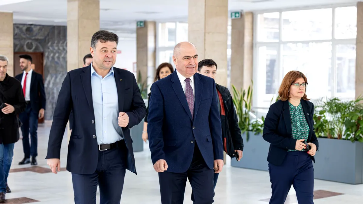 Președintele interimar Ilie Bolojan, într-o vizită-surpriză la UVT