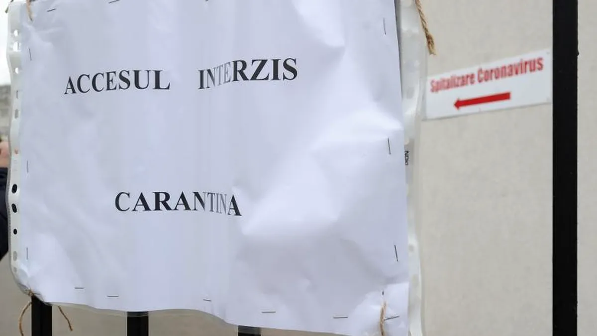 Acesta este primul oraș din România care intră în carantină în timpul stării de alertă