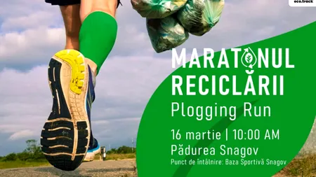Alătură-te Maratonului Reciclării, 10K Plogging Run în Snagov!