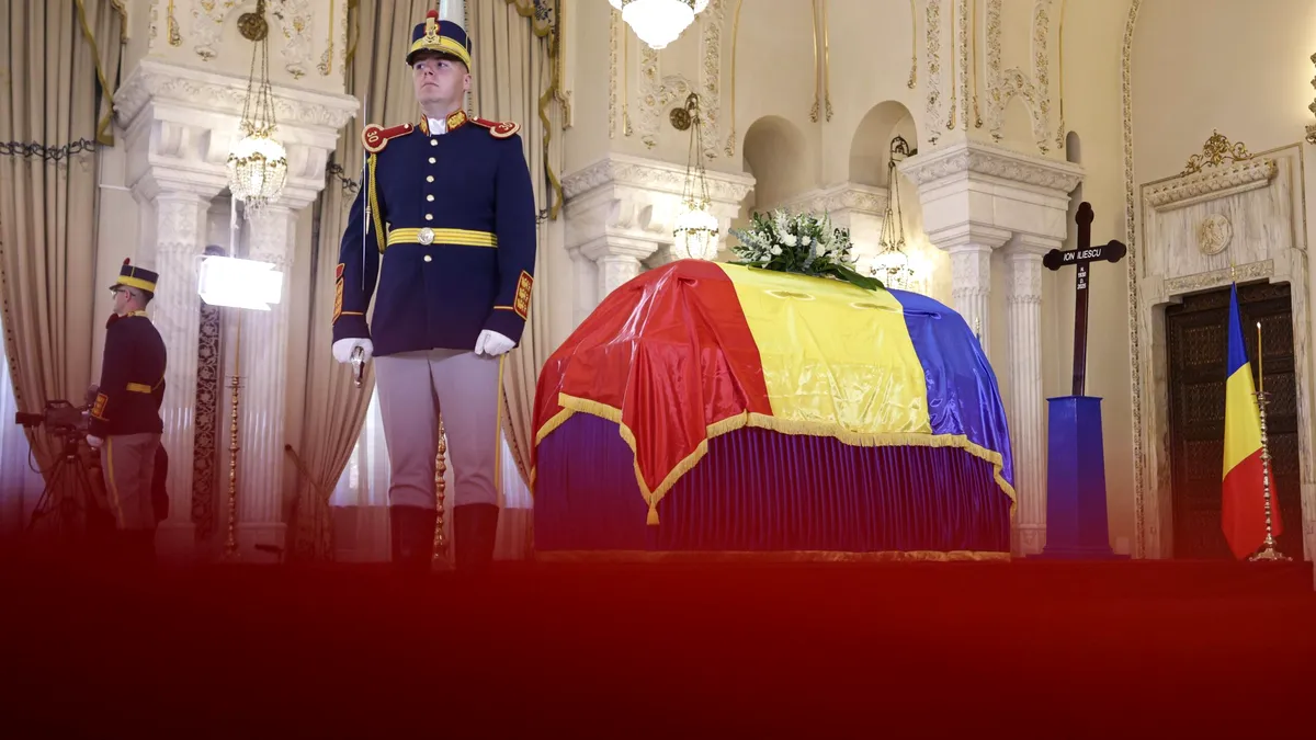Ion Iliescu, la un an de la moarte: parastas la Cimitirul Ghencea Militar