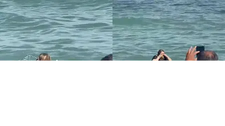 Diana Șoșoacă, spectacol de 1 mai! Europarlamentarul a intrat în mare: Superb!