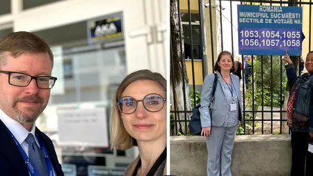Oamenii lui Trump la Bucureşti, în secţiile de votare