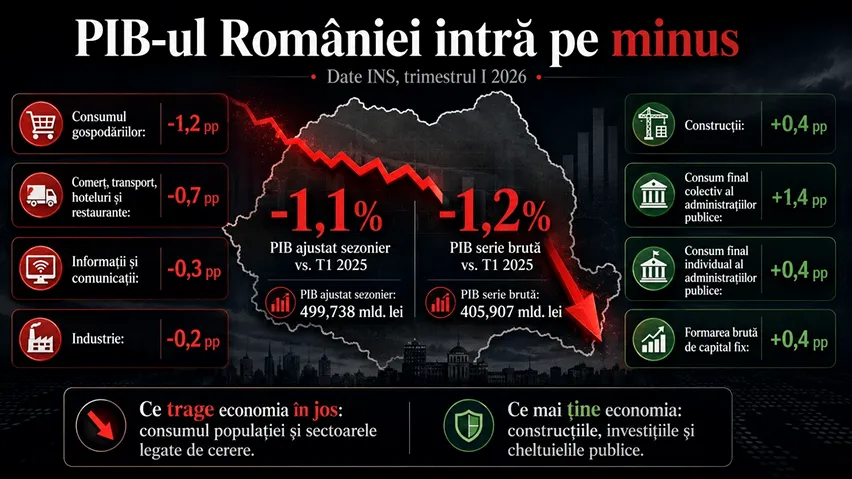 Recesiunea lui Bolojan pune țara pe butuci. Datele INS nu iartă