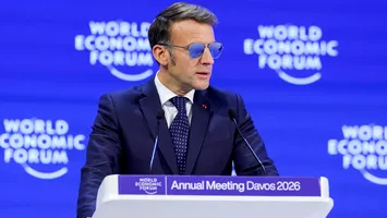 Macron, discurs cu ochelari de soare la Davos: „conflictul a devenit normal” într-o lume fără reguli