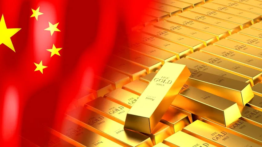 Noi creșteri pe piața chineză a aurului. Tranzacții pe EFT, plus de 1,3 miliarde dolari, în aprilie.