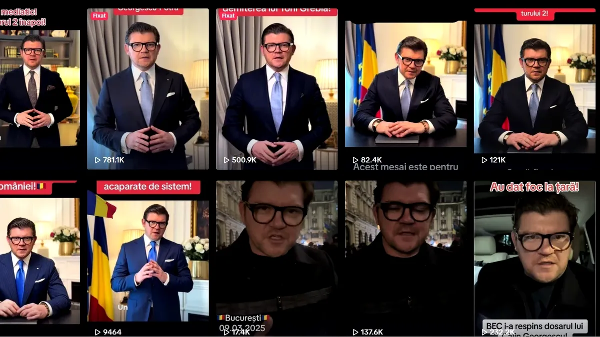 Popularitatea candidatului care a fost consilierul lui Georgescu a „explodat” pe Tiktok, la doar câteva ore de la anunţul candidaturii la Preşedinţie