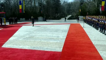 Volodimir Zelenski a ajuns la Palatul Cotroceni, unde este primit de Nicușor Dan