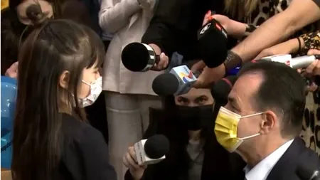 Mesajul emoționant al unei fetițe pentru Ludovic Orban. Ce i-a răspuns acesta