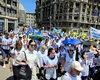 Mii de dascăli au protestat la București față de noua lege a salarizării