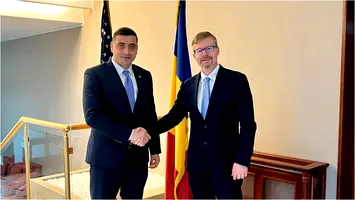 George Simion, întâlnire cu reprezentantul Ambasadei SUA în timpul discuțiilor de la Cotroceni