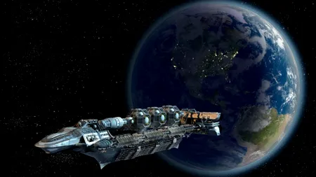 O navă spațială-gigant ar putea marca un moment decisiv într-un război spațial (VIDEO)